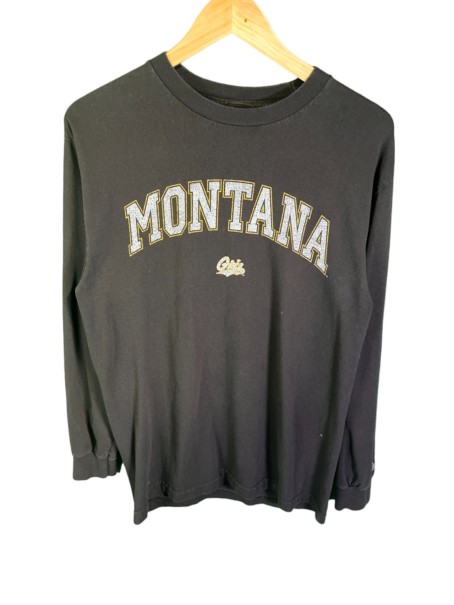 Vintage 00's University of Montana Grizzlies Brown Long Sleeve Size Large