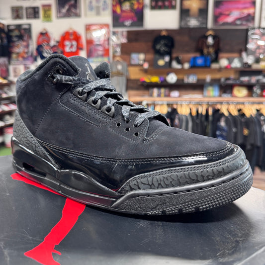 Jordan 3 'Black Cat' Size 10.5