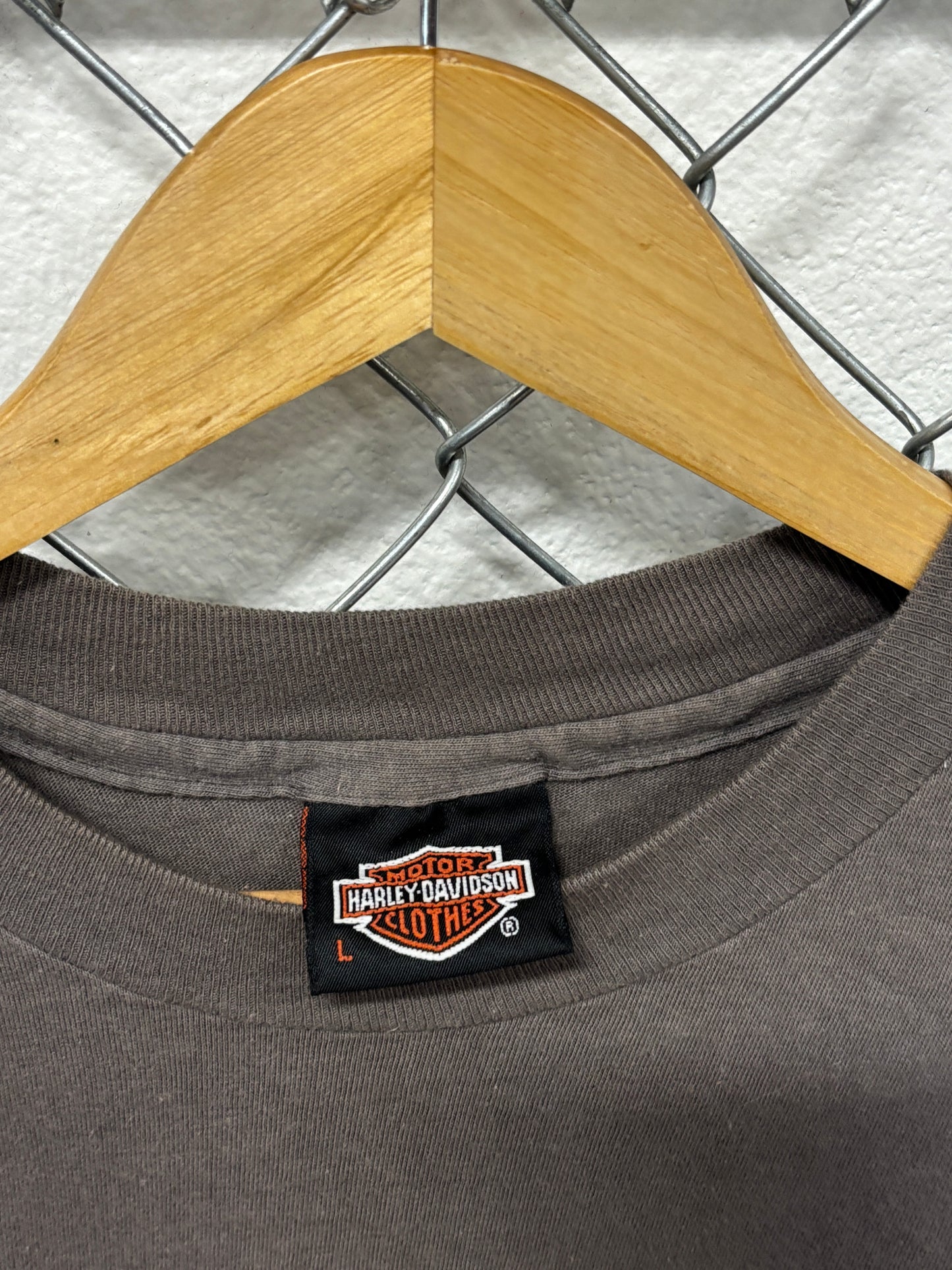 Vintage 90's Harley Davidson Indianapolis Biker Graphic Tee Size Large