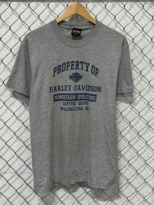 Harley Davidson Wisconsin Powertrain Operations Biker Tee Size Medium