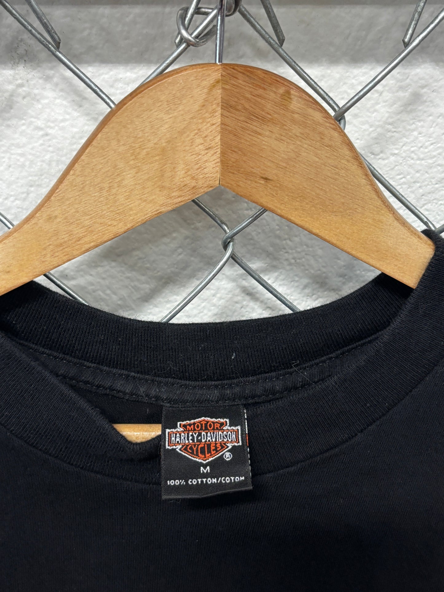 Vintage 90's Harley Davidson Susquehanna Valley Biker Graphic Tee Size Medium