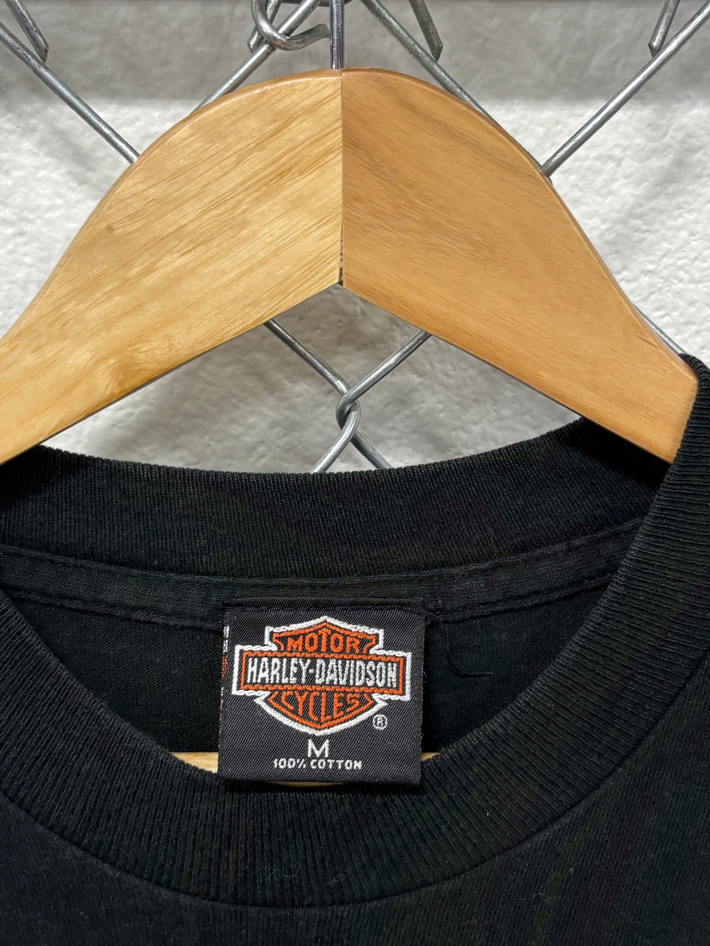 Vintage 90's Harley Davidson Fat Hawg Biker Graphic Tee Size Medium