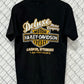 Vintage 90's Harley Davidson Fat Hawg Biker Graphic Tee Size Medium