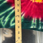 Vintage 90's Bob Marley Confrontation Reggae Tie Dye Band Tee Size XL