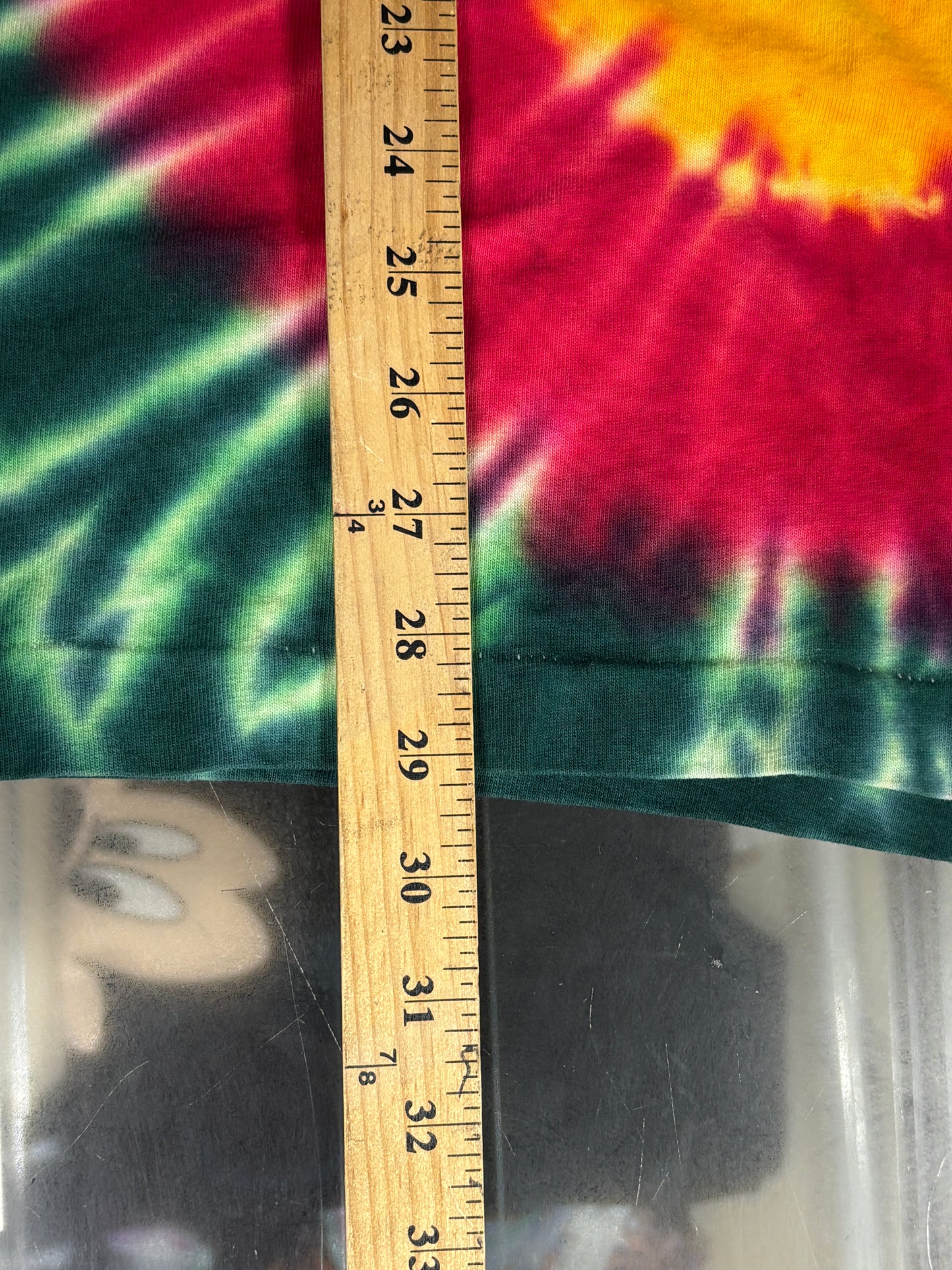 Vintage 90's Bob Marley Confrontation Reggae Tie Dye Band Tee Size XL