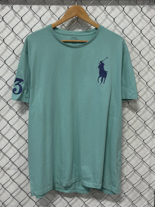 Polo Ralph Lauren Blue Big Pony Tee Size XXL