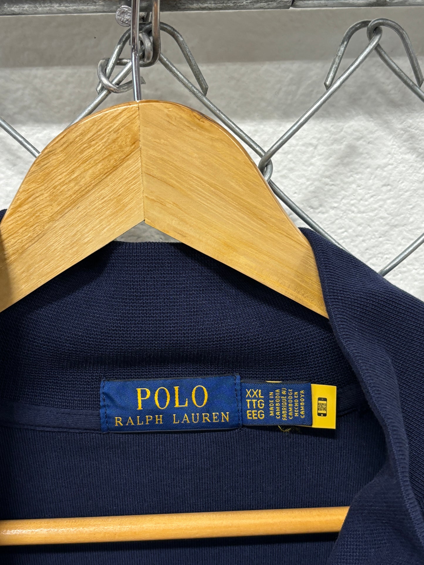 Polo Ralph Lauren Navy Blue Double Knit Track Suit Jacket Pants Size XXL
