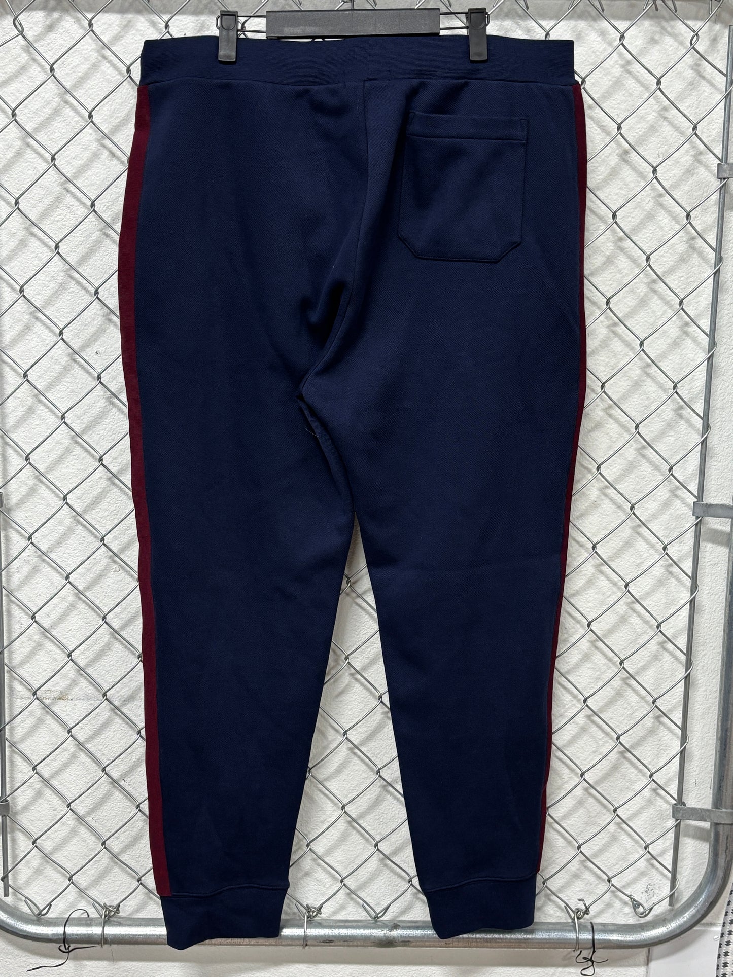 Polo Ralph Lauren Navy Blue Double Knit Track Suit Jacket Pants Size XXL