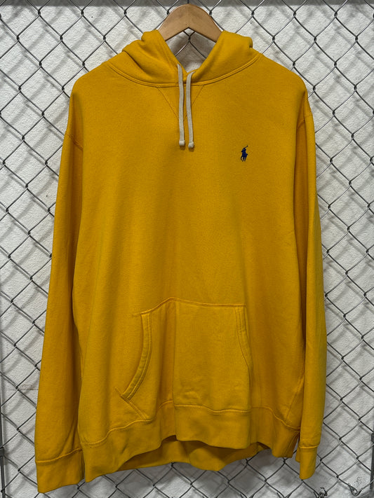 Polo Ralph Lauren Yellow Classic Logo Hoodie Size XXL