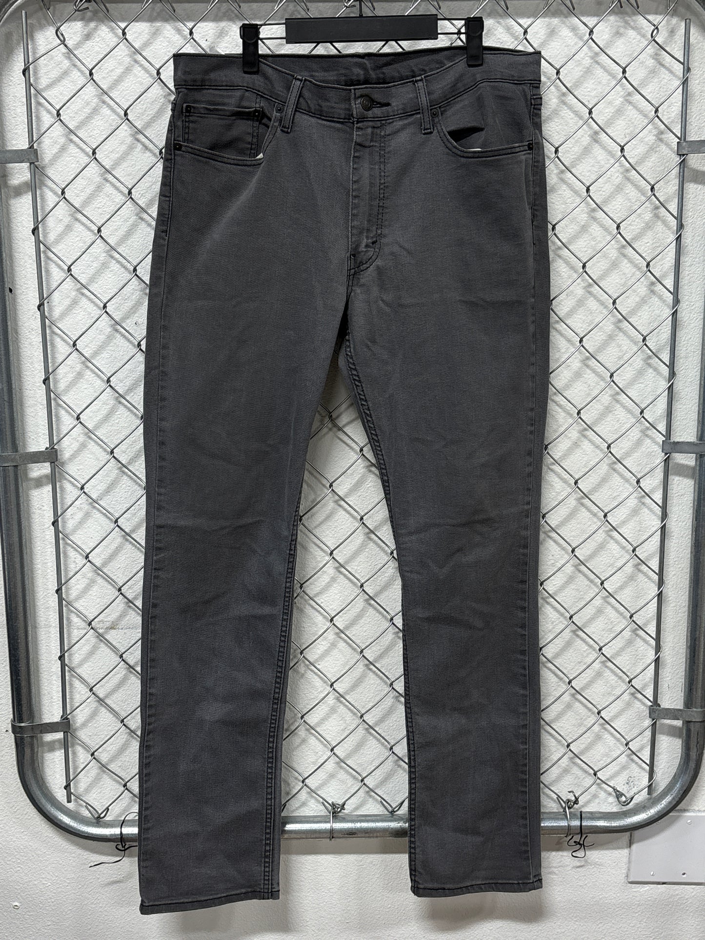 Levi's 511 Grey Slim Fit Denim Jeans Size 36x34