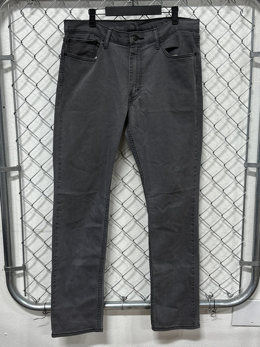 Levi's 511 Grey Slim Fit Denim Jeans Size 36x34