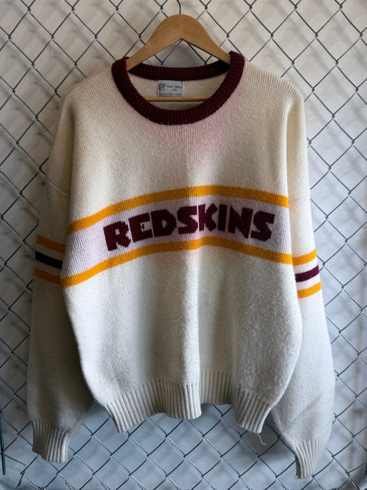 Vintage 80's Washington Redskins Cliff Engle Pro Line Sweater Size XL