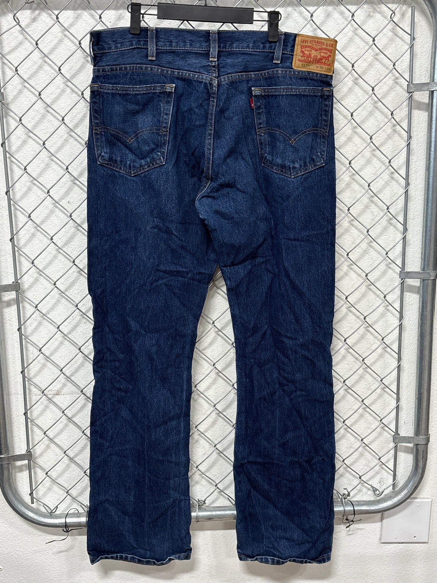 Levi's 517 Medium Wash Denim Jeans Size 36x34