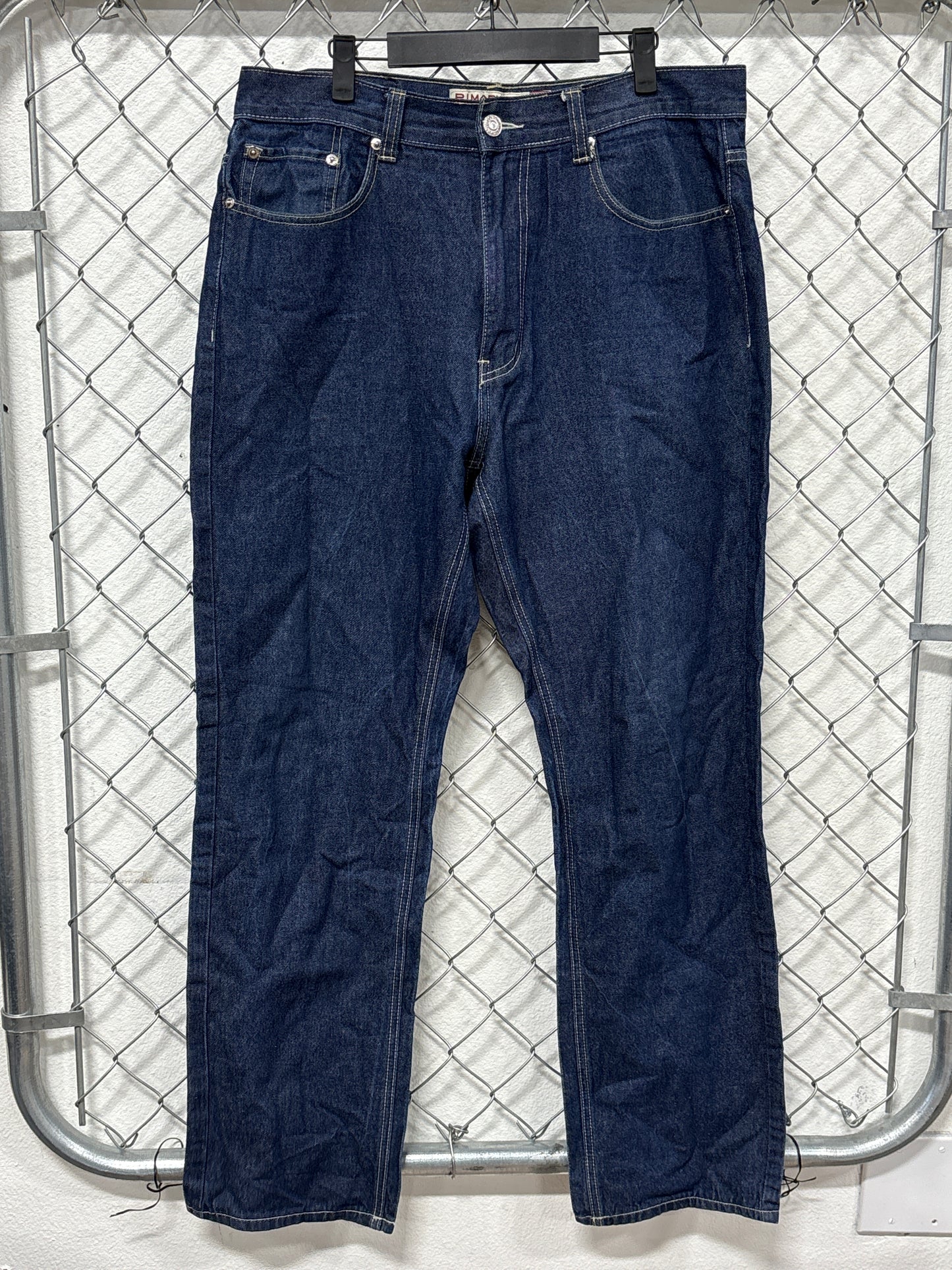 PJ Mark Straight Leg Blue Denim Jeans Size 36x34
