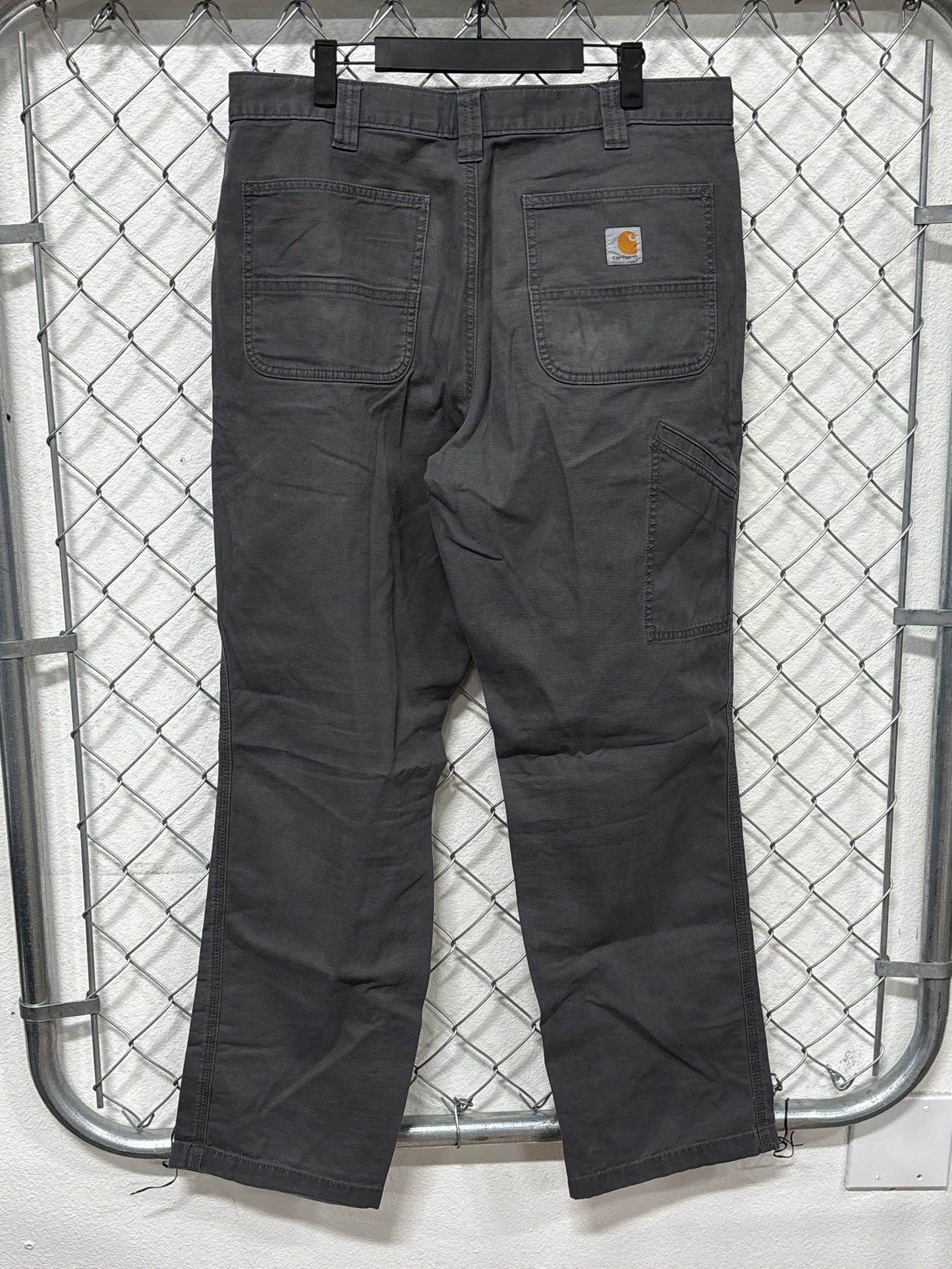 Carhartt Grey Relaxed Fit Carpenter Pants Size 36x34