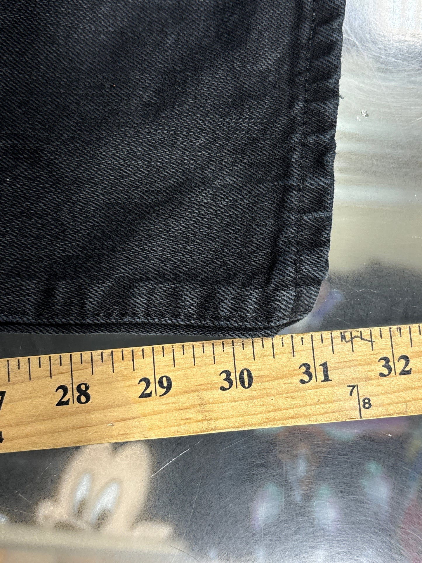 Polo Ralph Lauren Black Denim Straight Leg Jeans Size 38x31