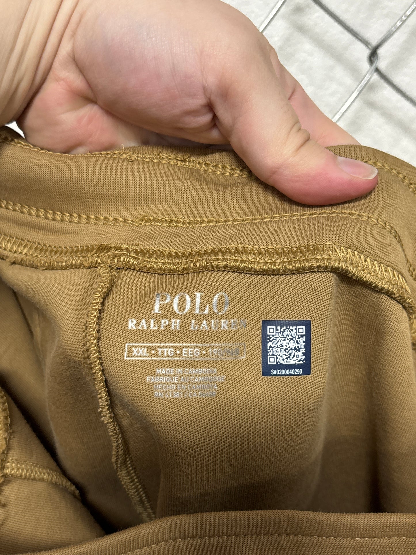 Polo Ralph Lauren Brown Sweat Pants Size XXL
