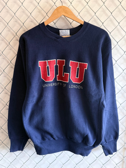 Vintage 80's Hanes University of London Collegiate Sweater Size Medium