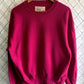 Vintage 90's Russell Athletic LL Bean Blank Red Crewneck Sweater Size Medium