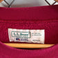 Vintage 90's Russell Athletic LL Bean Blank Red Crewneck Sweater Size Medium