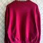 Vintage 90's Russell Athletic LL Bean Blank Red Crewneck Sweater Size Medium