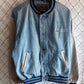 Vintage 90's Denim Postal Service Denim Bomber Jacket Size Large