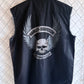 Vintage Harley Davidson Cut Off Biker Button Up Shirt Size Large