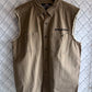 Vintage Harley Davidson Cut Off Biker Button Up Shirt Size Large