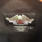 Vintage Harley Davidson Cut Off Biker Button Up Shirt Size Large