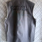 Vintage Harley Davidson Cut Off Biker Button Up Shirt Size Large