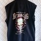 Vintage Harley Davidson Cut Off Biker Button Up Shirt Size Large