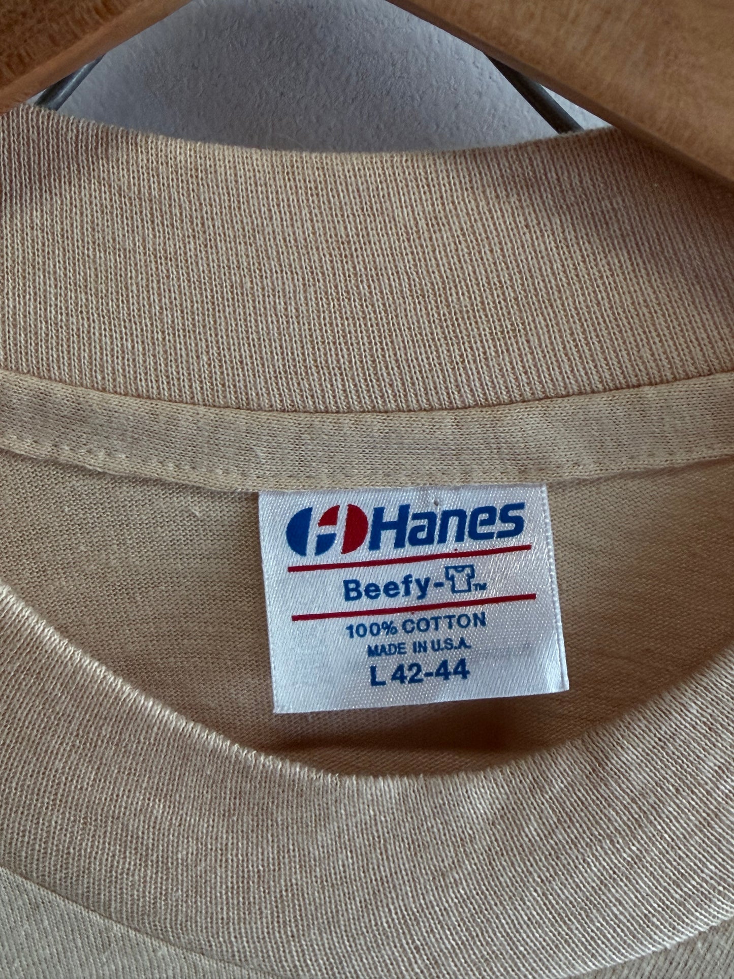 Vintage 90's Apple Computers Rainbow Logo Graphic Tee Size Large