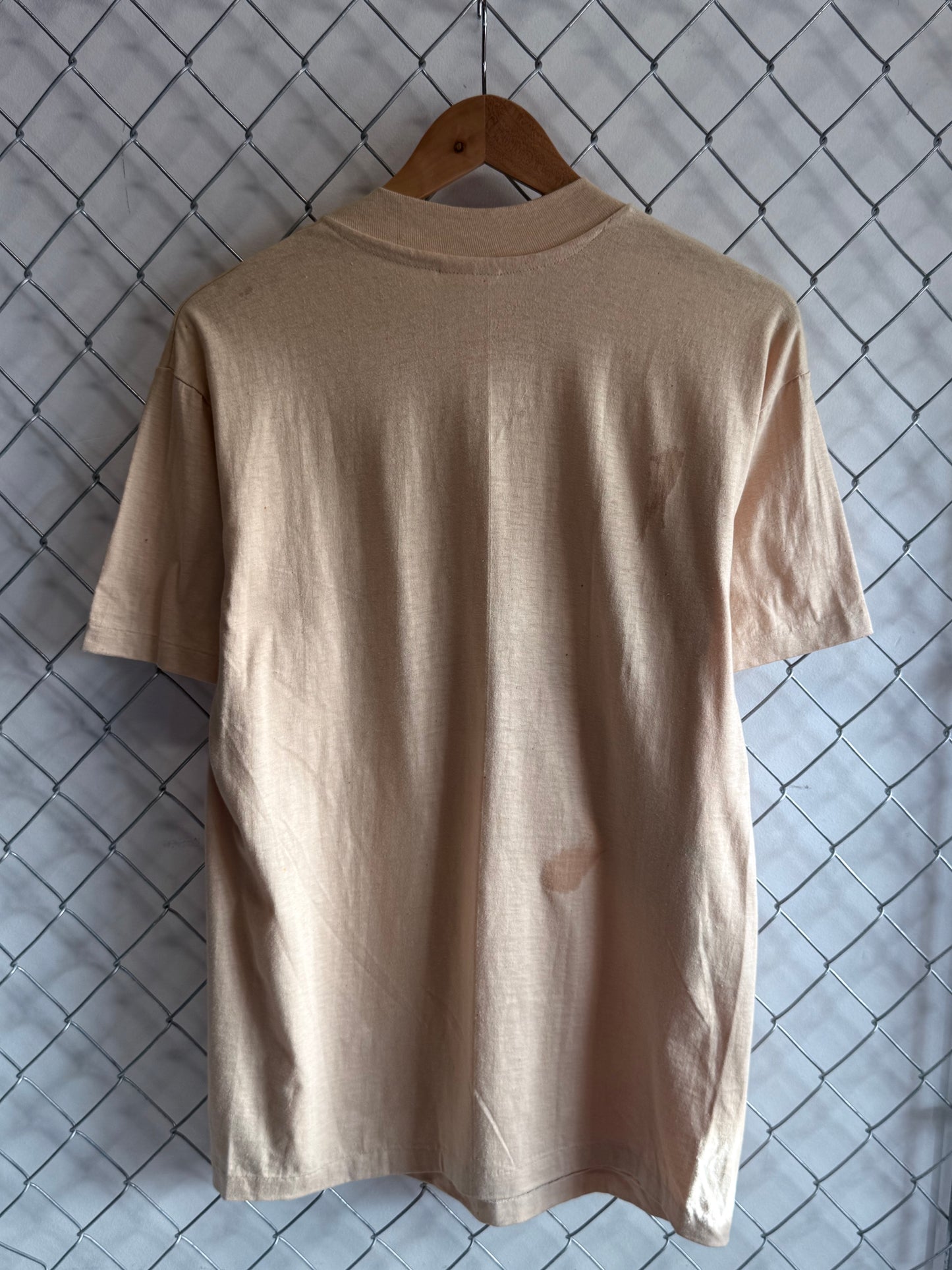 Vintage 90's Apple Computers Rainbow Logo Graphic Tee Size Large