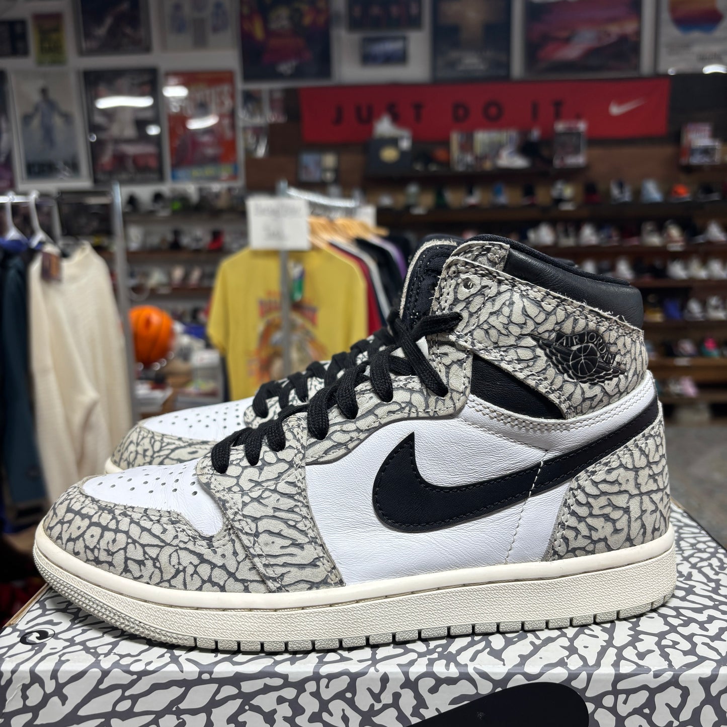 Jordan 1 'White Cement' Size 7