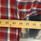 Chaps Ralph Lauren Checkered Short Sleeve Button Up Shirt Size Large