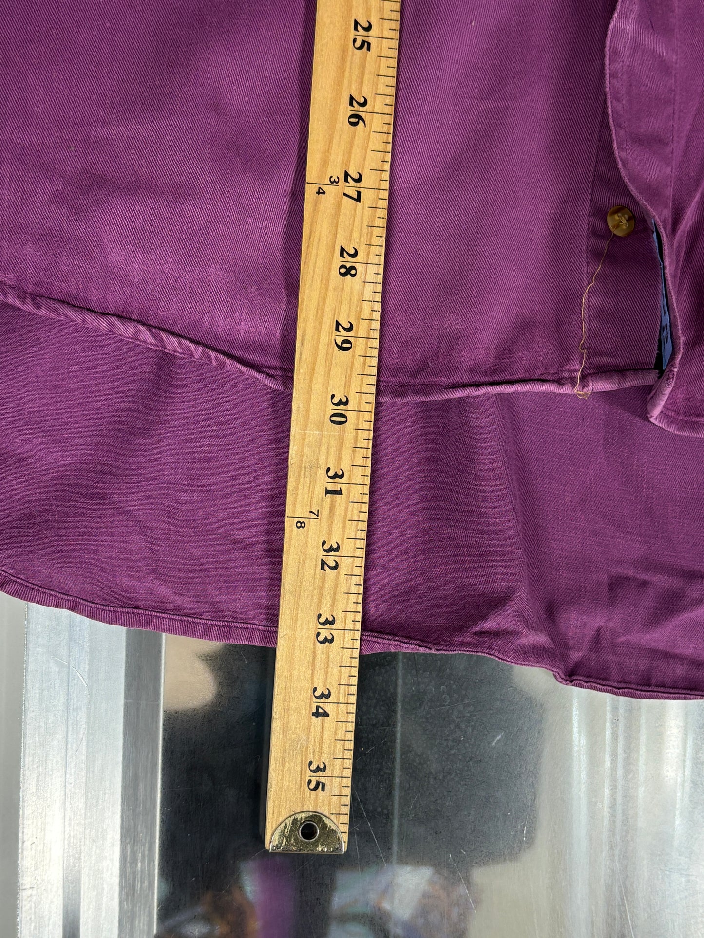 Colours Alexander Julian Purple Button Up Shirt Size XL