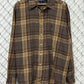 Polo Ralph Lauren Blake Brown Long Sleeve Plaid Shirt Size XL