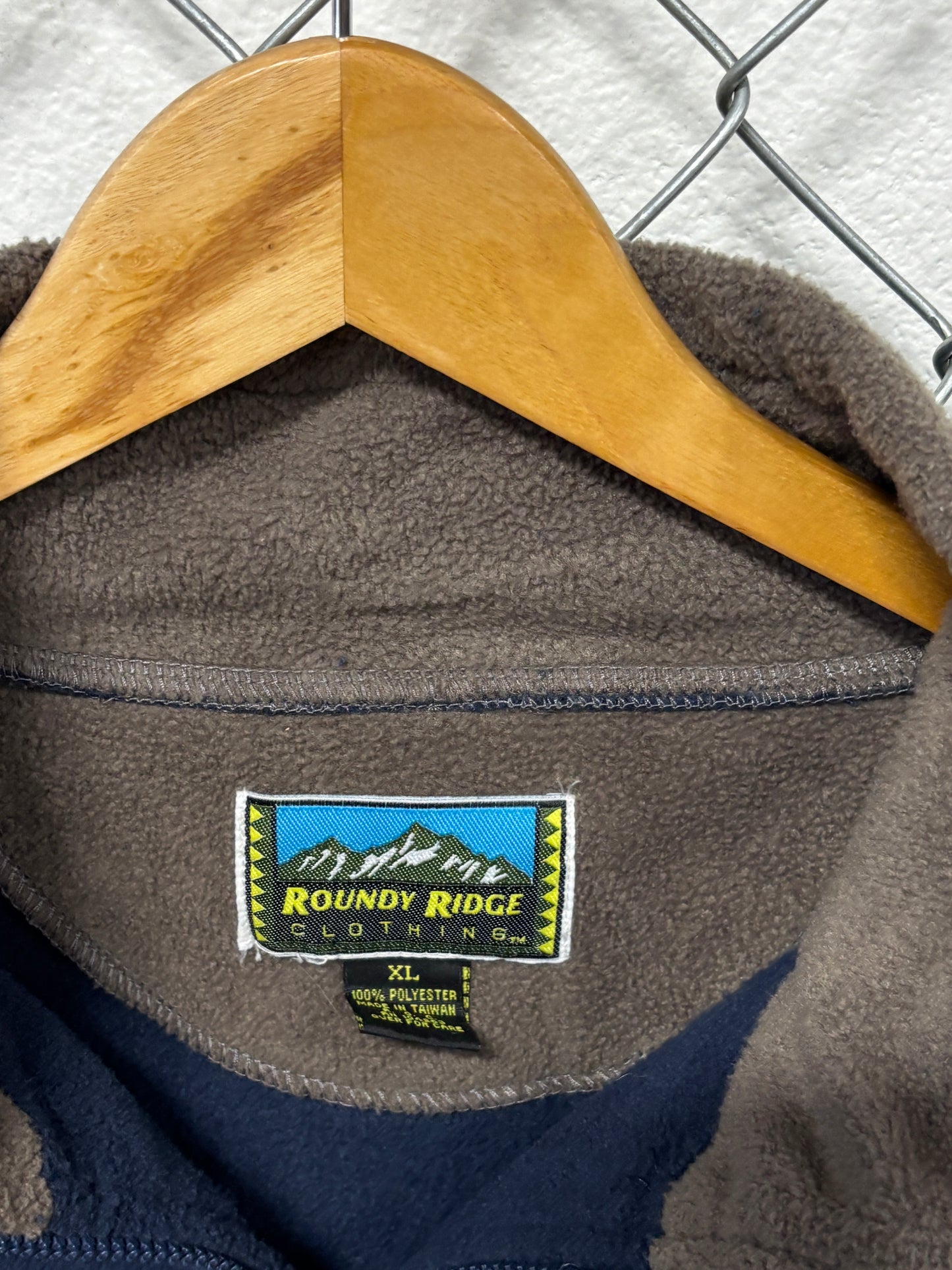 Vintage 90's Blue Fleece Quarter Zip Sweater Size XL