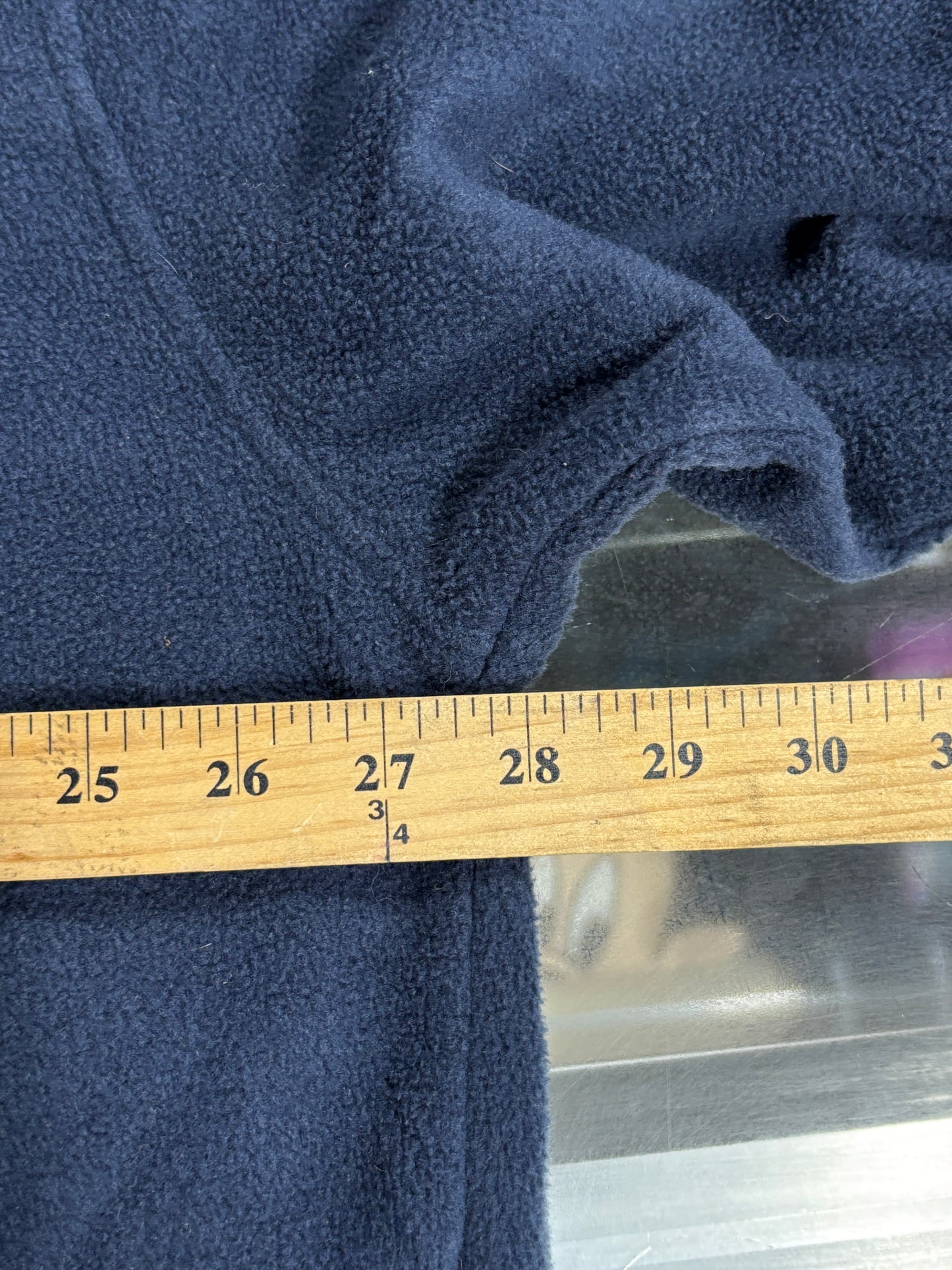 Vintage 90's Blue Fleece Quarter Zip Sweater Size XL