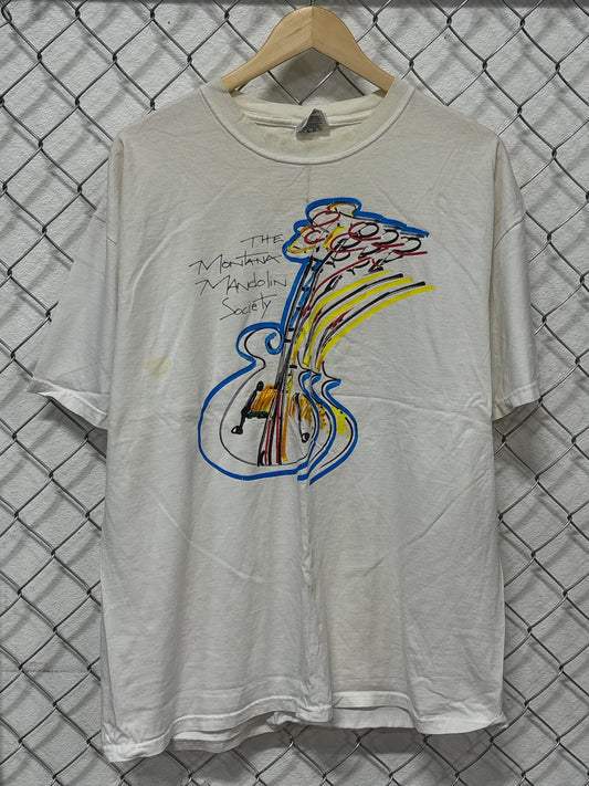 Vintage Montana Mandolin Society Music Graphic Tee Size XL