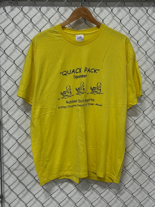 Vintage 90's Quack Pack Billings Prevention Elder Abuse Tee Size XL