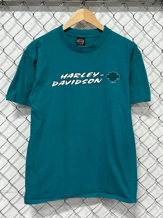 Vintage 90's Harley Davidson Westminster California Biker Tee Size Large