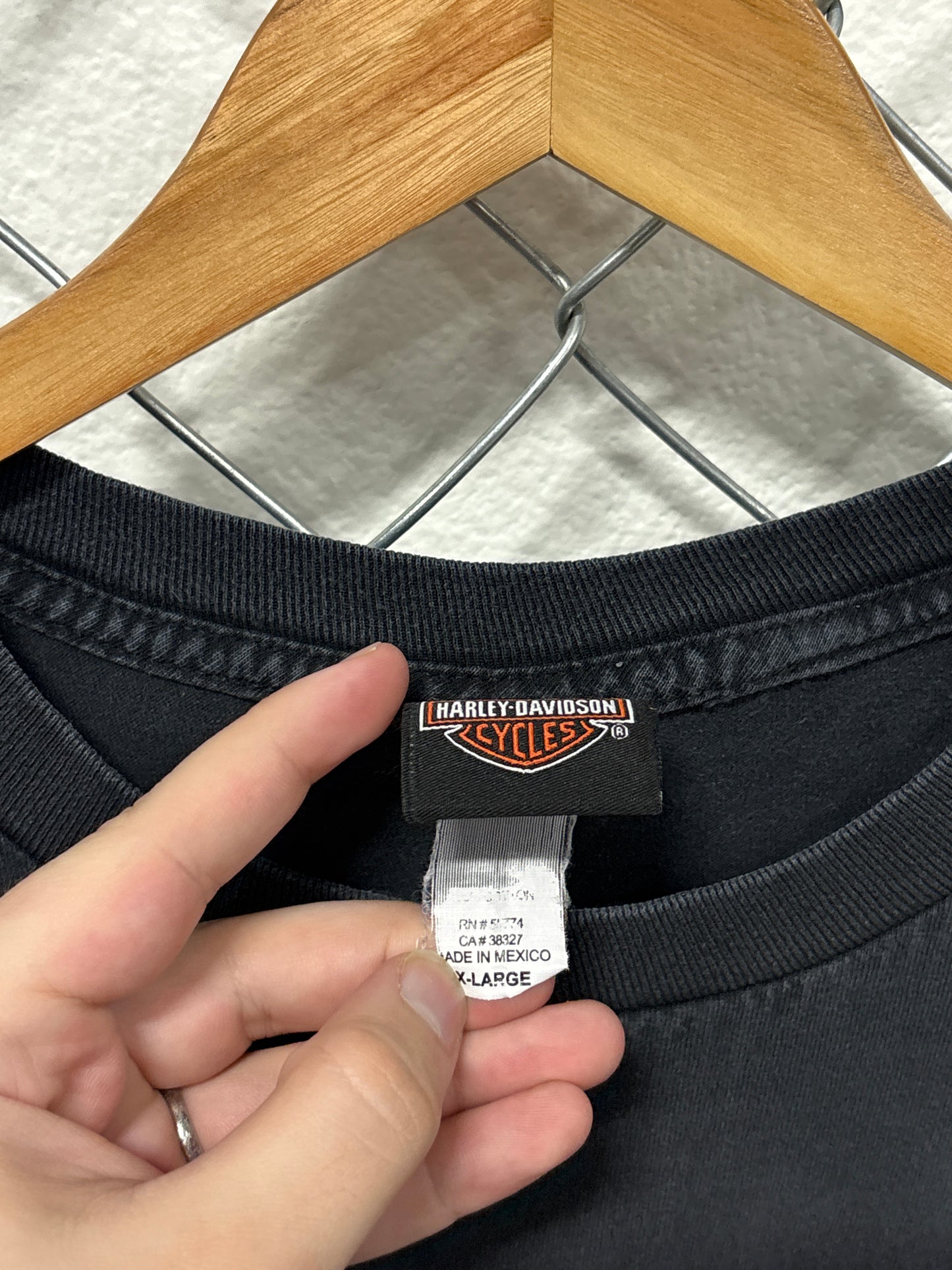 Harley Davidson Gainesville Maryland Biker Graphic Tee Size XL