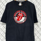 Vintage Y2K Rolling Stones Band Logo Graphic Tee Size XL
