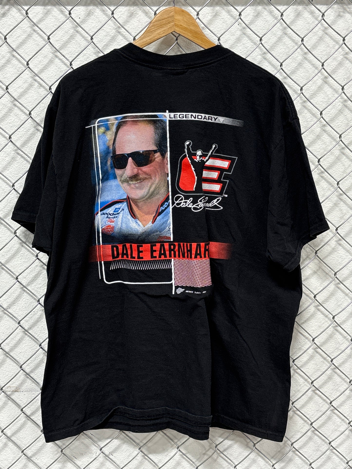 Vintage Y2K Dale Earnhardt NASCAR Racing Graphic Tee Size XXL