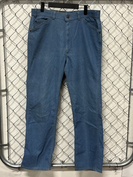 Vintage Levi's Skosh More Room Light Wash Denim Jeans Size 34x29