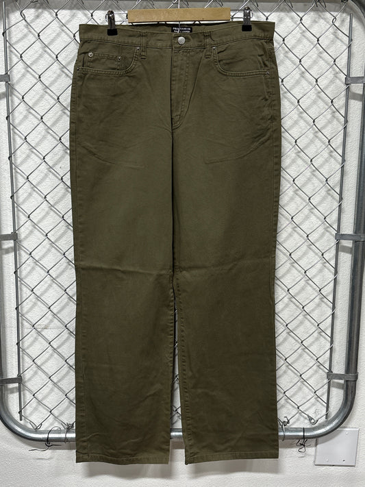 Vintage Polo Ralph Lauren Olive Green Pants Size 35x31