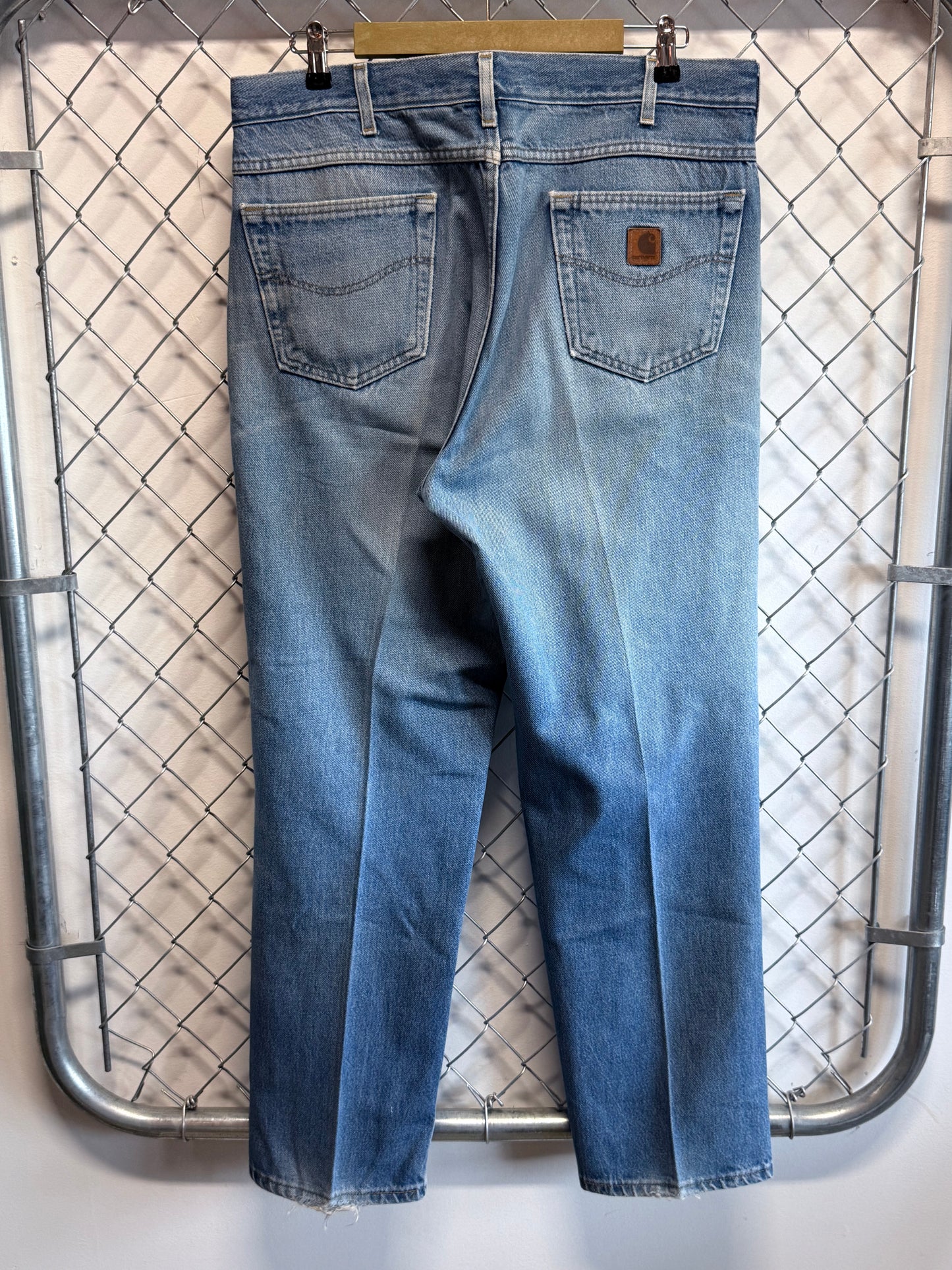 Carhartt Light Wash Straight Leg Denim Jeans Size 36x30