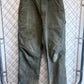 Carhartt Flannel Lined Olive Green Carpenter Pants Size 31x30