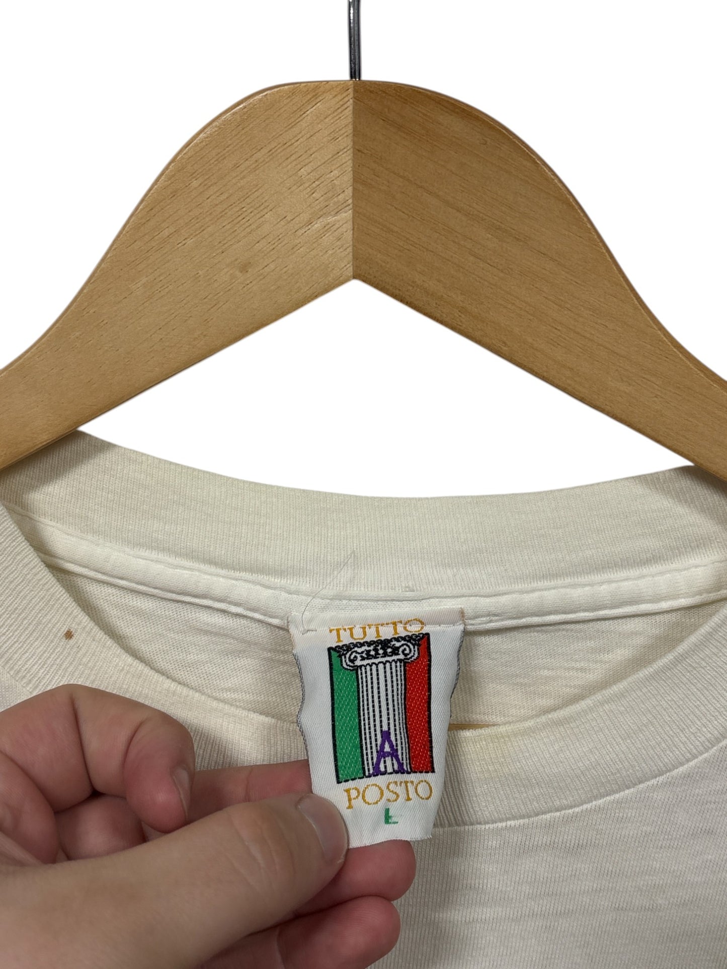 Vintage 90's Soccer No One Understands The Game Graphic Tee Size Large
